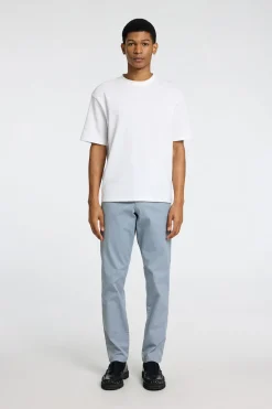 Selected Pantalón chino Slim Fit confeccionado con algodón orgánico Azul Outlet