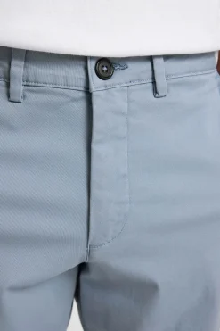 Selected Pantalón chino Slim Fit confeccionado con algodón orgánico Azul Outlet