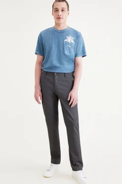 Dockers Pantalón chino Slim Fit Original para hombre Gris