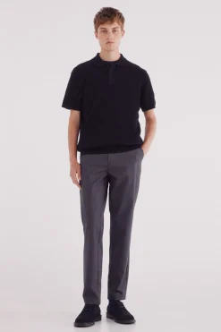 Springfield Pantalón chino vestir comfort slim fit gris Sale