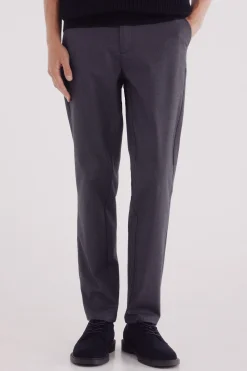 Springfield Pantalón chino vestir comfort slim fit gris Sale