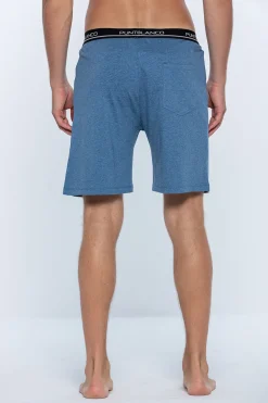 Punto Blanco Pantalón corto goma vista, Basix azul New