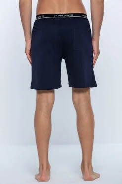 Punto Blanco Pantalón corto hombre azul Sale