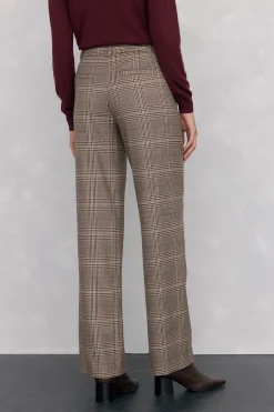 Pedro del Hierro Pantalón cuadro harrys Marrón Discount