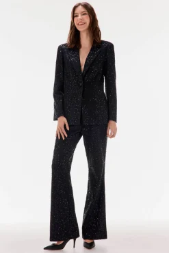 TFP by Tamara Falcó Pantalón de lentejuelas Negro Best