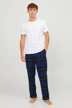 Jack & Jones Pantalón de pijama largo azul Best