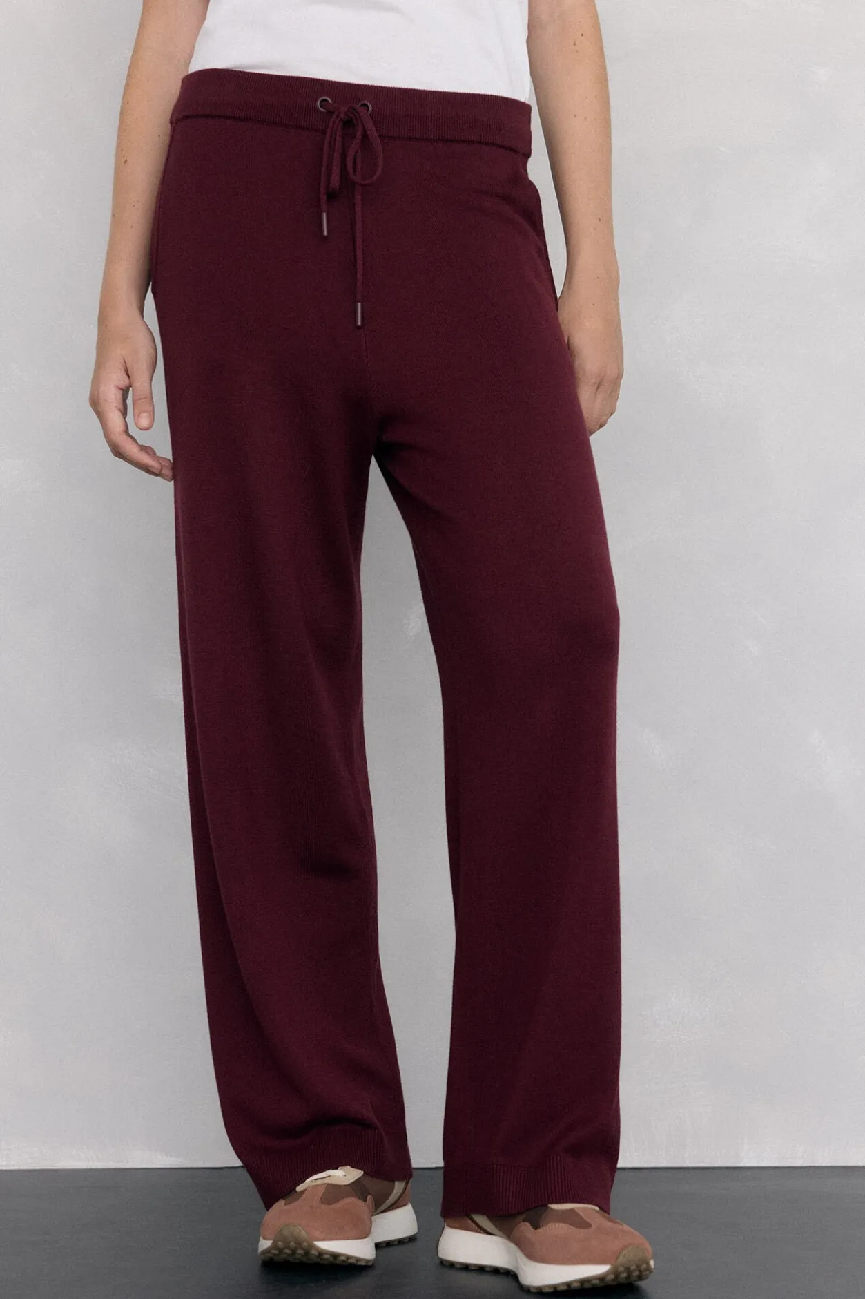 Pedro del Hierro Pantalón de punto activewear Burdeos Outlet