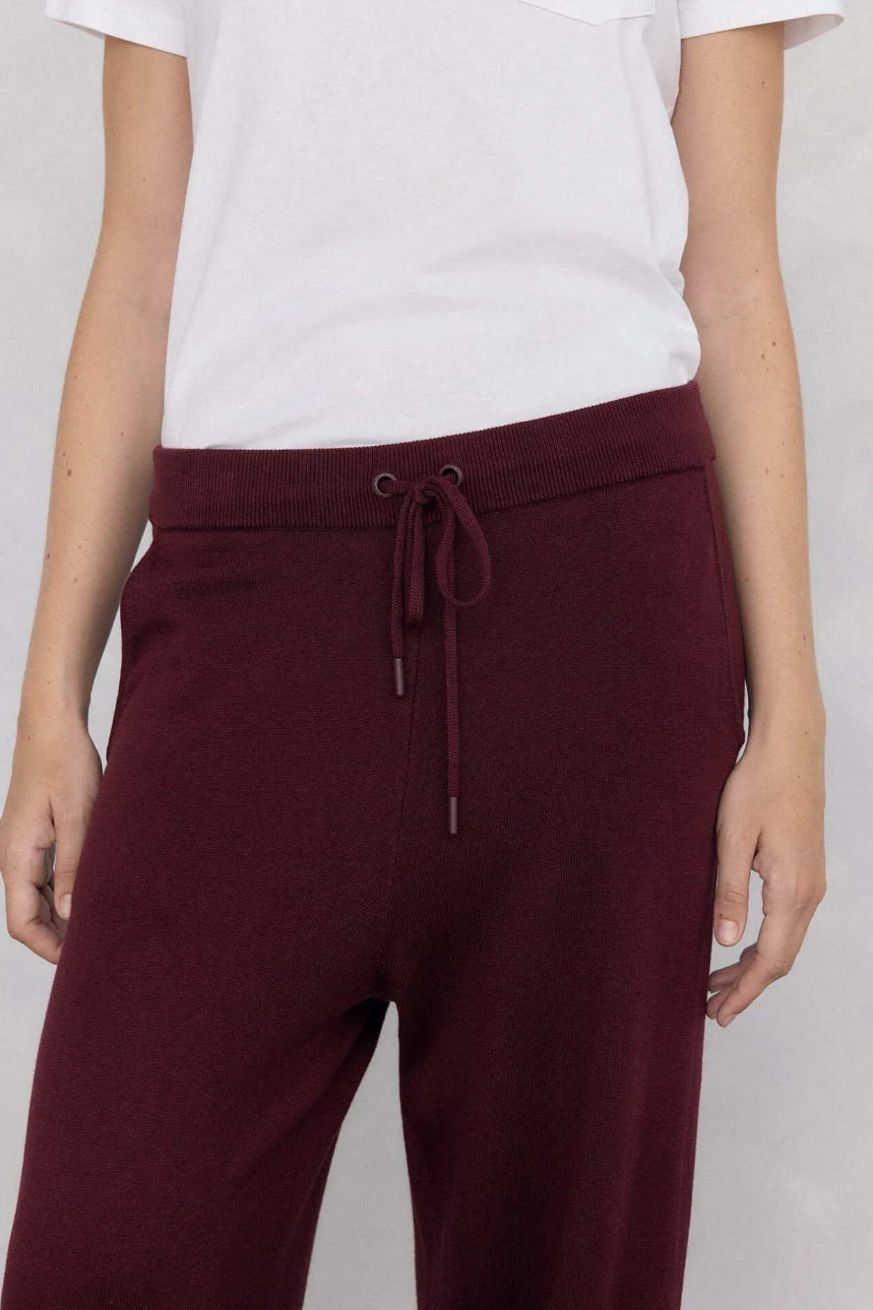 Pedro del Hierro Pantalón de punto activewear Burdeos Outlet