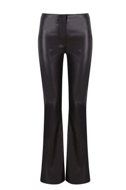 Slowlove Pantalón de simil piel Negro Discount