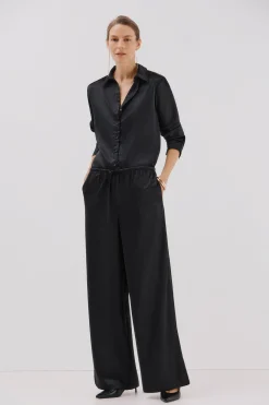 Cortefiel Pantalón de strass Negro Best