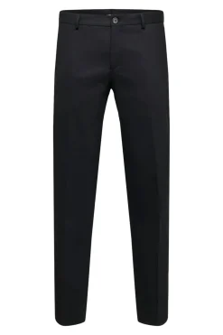 Selected Pantalón de traje Slim Fit con lana Negro Online