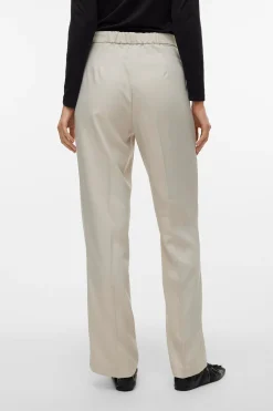 Vero Moda Pantalón de vestir de mujer corte recto Beige Online