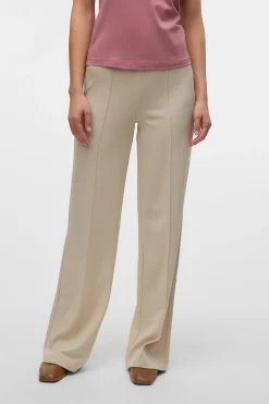 Vero Moda Pantalón de vestir elástico Beige Online
