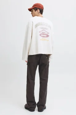 Jack & Jones Pantalón denim cargo negro Best