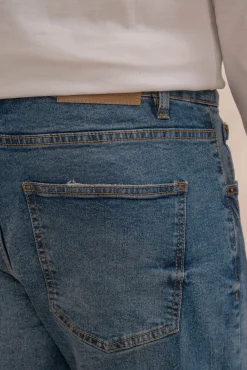 Celopman Pantalón Denim Slim Básico azul Discount