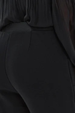 Cortefiel Pantalón elástico confort Negro Clearance