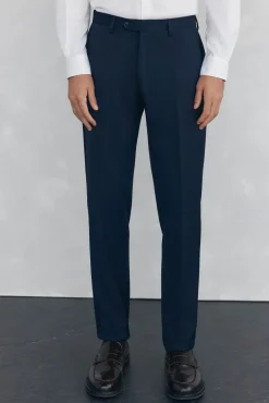 Pedro del Hierro Pantalón estructura bi-stretch slim fit Azul New