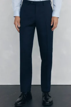 Pedro del Hierro Pantalón estructura blue back tailored fit Azul Clearance