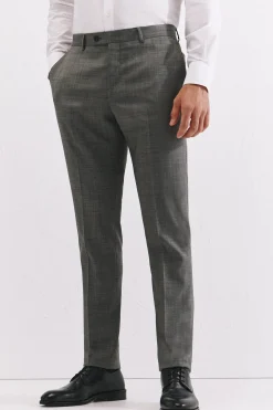 Cortefiel Pantalón estructura slim fit Gris Best