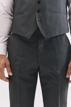 Cortefiel Pantalón estructura serie XXI Gris oscuro Online