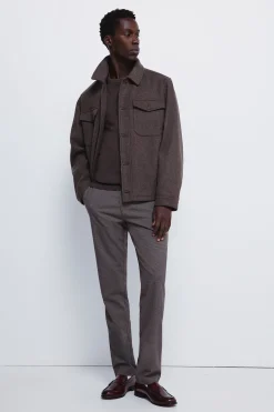 Springfield Pantalón estructura vigoré slim fit estampado