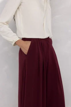 Pedro del Hierro Pantalón falda Burdeos Discount