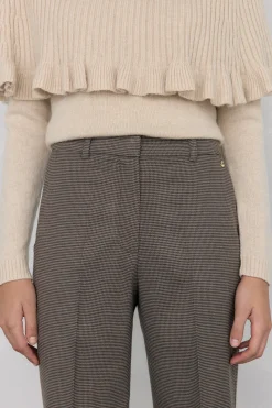 Pedro del Hierro Pantalón flare Marrón Hot