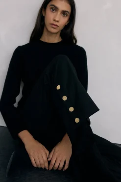 Pedro del Hierro Pantalón flare Negro Best