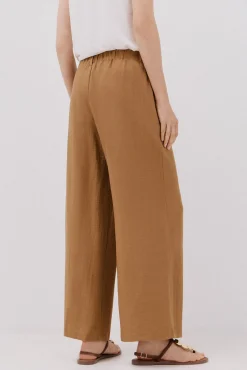 Cortefiel Pantalón fluido ancho Kaki Hot