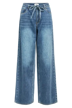 Object Pantalón fluido tencel Azul Discount