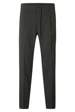 Selected Pantalón informal con pinza Gris oscuro Discount