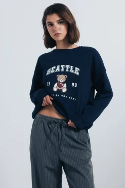 Springfield Pantalón jogger ancho gris Online