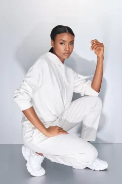 Dash and Stars Pantalón jogger blanco beige Sale