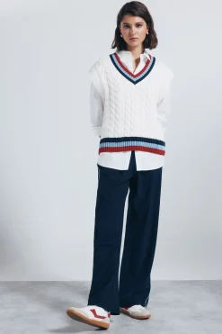 Springfield Pantalón jogger rayas lateral azul Hot