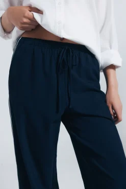 Springfield Pantalón jogger rayas lateral azul Hot