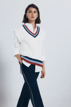 Springfield Pantalón jogger rayas lateral azul Hot