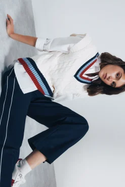 Springfield Pantalón jogger rayas lateral azul Hot