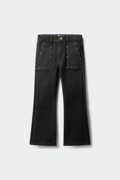 Springfield Kids Pantalón Kick flare Tachas niña negro Clearance