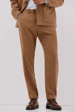 Cortefiel Pantalón lana Camel Best
