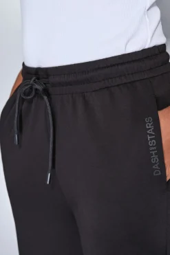 Dash and Stars Pantalón largo ancho suave negro Clearance