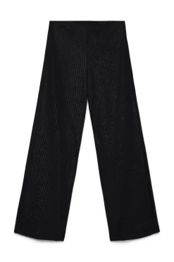 Vero Moda Pantalón largo de mujer con brillos Negro Online