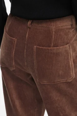 Vila Pantalón largo de pana Marr&oacute;n Best