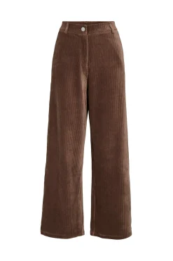 Vila Pantalón largo de pana Marr&oacute;n Best