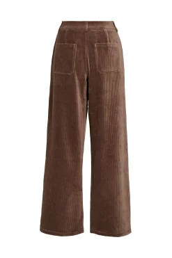 Vila Pantalón largo de pana Marr&oacute;n Best