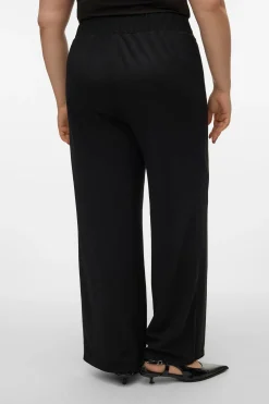 Vero Moda Curve Pantalón largo de pata ancha Curve Negro Best