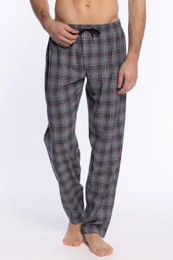 Punto Blanco Pantalón largo de pijama tela Basix gris Online