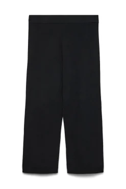 Vero Moda Curve Pantalón largo de punto talla grande Negro Clearance