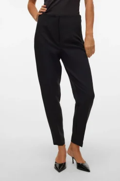 Vero Moda Pantalón largo de vestir Negro Sale