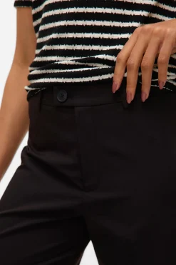 Vero Moda Pantalón largo de vestir Negro Outlet