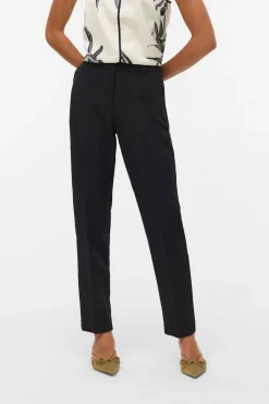 Vero Moda Pantalón largo de vestir Negro Clearance